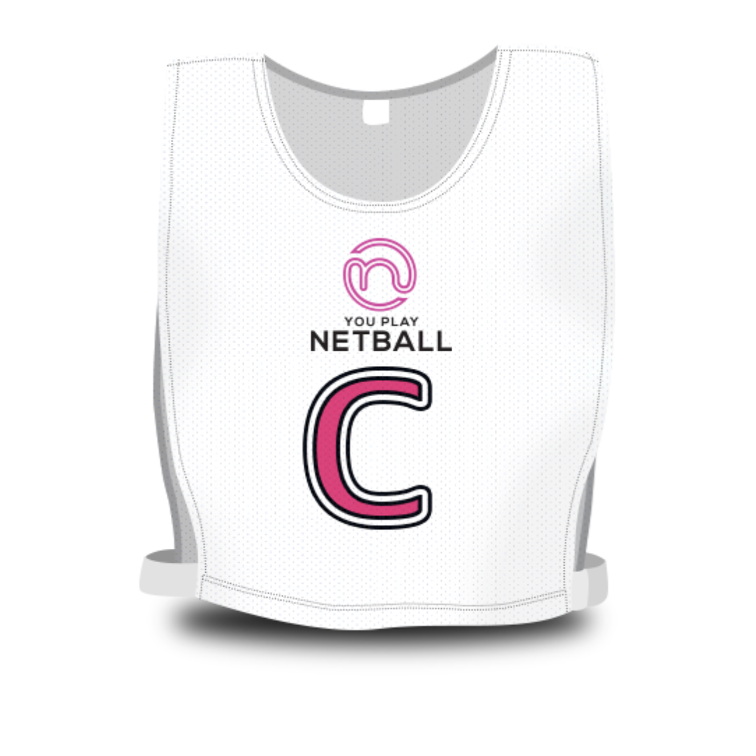 You Play Netball - Team Bibs (White)