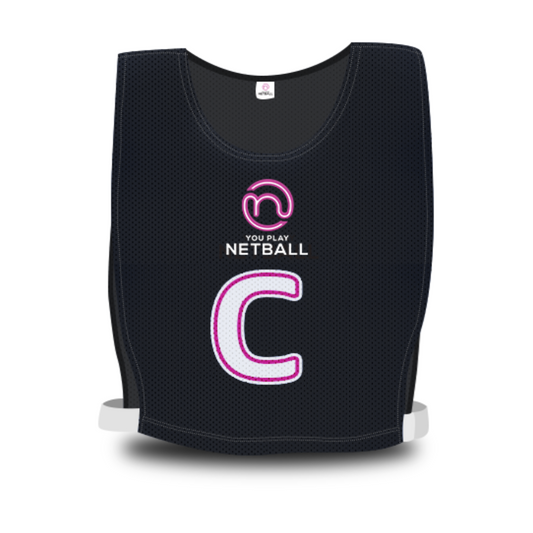 You Play Netball - Team Bibs (Black)