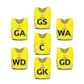 You Play Netball - Team Bibs (Yellow)